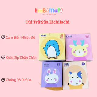 Túi Trữ Sữa Kichilachi - Cảm Biến Nhiệt Độ, Có Khóa Zip Chắc Chắn Chống Rò Rỉ Dung Tích Đa Dạng