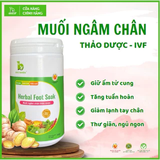 (CHÍNH HÃNG-SẢN PHẨM MỚI) MUỐI NGÂM CHÂN THẢO DƯỢC -IVF