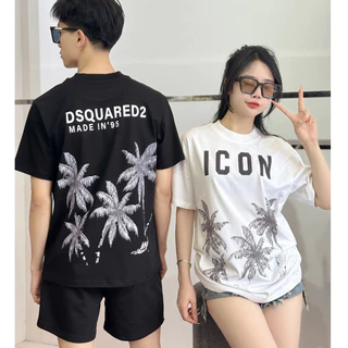 Bộ Hè Nam Nữ BHQD11 Áo Chất Liệu Cotton Mềm Mịn Co Dãn Hai Chiều Quần Nỉ Dày Dặn Thời Trang Mùa Hè