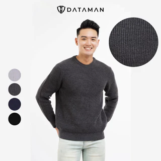 Áo len nam cổ tròn DATAMAN kiểu dáng basic, chất len dày dặn, mềm mại - DT50