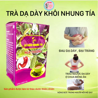 Trà Lá Khôi Nhung Tía - Hổ Trợ Viêm Loét Dạ Dày, Đại Tràng An Toàn Hiệu Quả