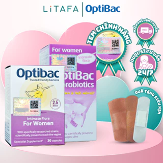 [✨HÀNG CHUẨN-GIÁ TỐT] Men Vi Sinh Phụ Khoa Optibac Tím (Optibac For Women) - Bổ Sung Lợi Khuẩn Chăm Sóc Vùng Kín