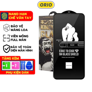 Kính Cường Lực iPhone KingKog Bảo Vệ Full Màn Hình Cho 6/6s/7/8/x/xs/xr/xsmax/11/12/13/14/15/plus/pro/promax - ORIO