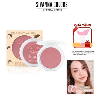 Phấn má hồng Sivanna Colors Pine Cones Velvet Blush HF653