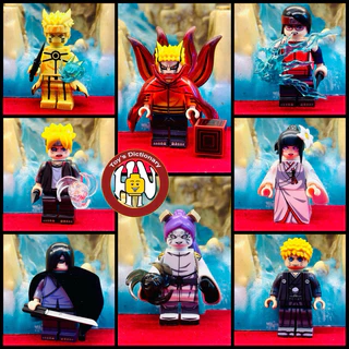 [ Có Sẵn ] Naruto Baryon Boruto Đồ chơi lắp ráp Nhân vật Anime Minifigures Papasuke Kaguya Kabuto WM6152