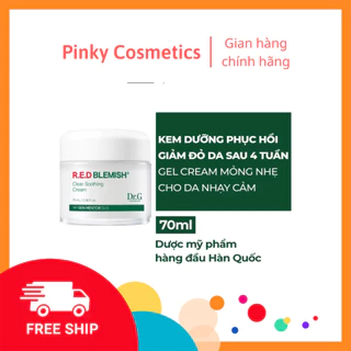 Kem dưỡng Dr.G R.E.D Blemish Clear Soothing Cream 70ml giúp dưỡng ẩm và phục hồi sâu cho da