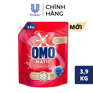 Nước Giặt OMO Matic Cửa Trên Sạch Sâu - Túi 3.9KG