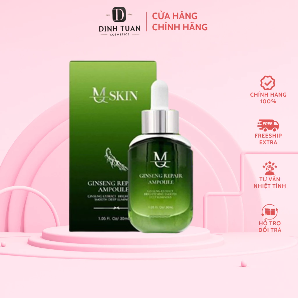 Serum Căng Bóng Da Tinh Chất Nhân Sâm MQ Skin Chính Hãng (30ml)