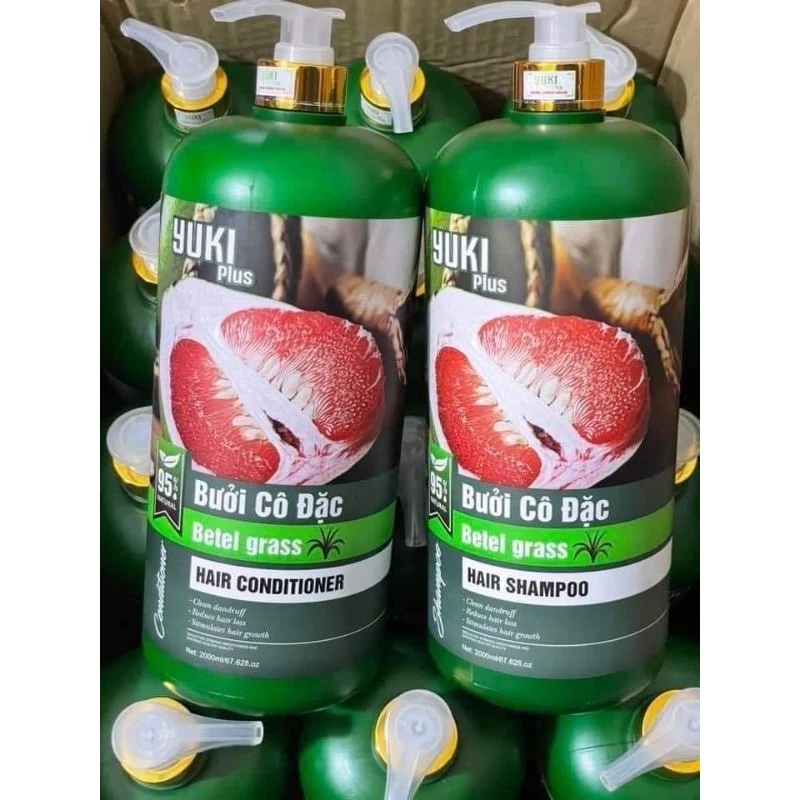 Cặp dầu gội xả bưởi cô đặc YUKI Plus💥 cao cấp 💥