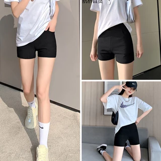 Quần short đùi nữ dance cạp cao nâng mông co dãn 4 chiều - Quần sooc nữ thể thao tập gym tôn dáng - BLY02