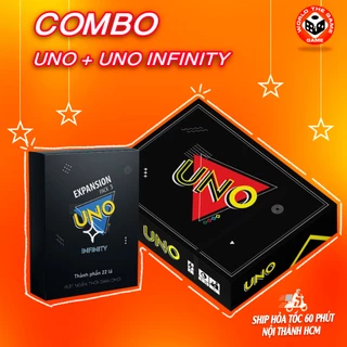 COMBO UNO 156 lá ĐEN + UNO Infinity phiên bản mới siêu hủy diệt