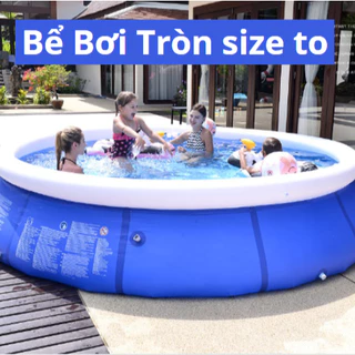 Bể Phao Bơi Tròn - 3m Size To - Bể Bơi Cho Đại Gia Đình