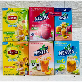 Hộp Trà Chanh - Trà Đào -Trà Việt Quất Lipton - NESTEA