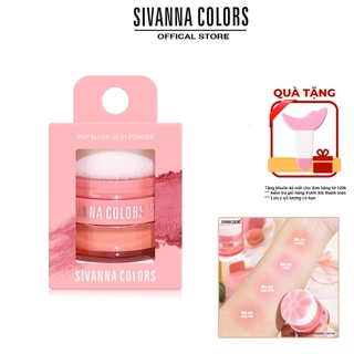 Phấn má hồng SIVANNA COLORS Pop Blush Chilly Powder HF5115 3,5g