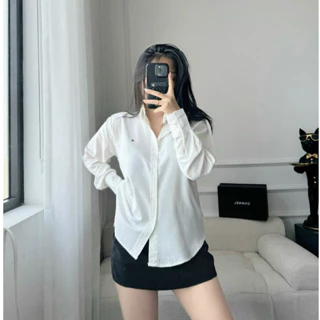 Áo sơ mi dài tay form suông basic siêu xinh size SML