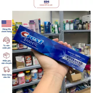 1 hộp kem đánh răng date 2026 Crest 3D White - EDS Hàng Mỹ