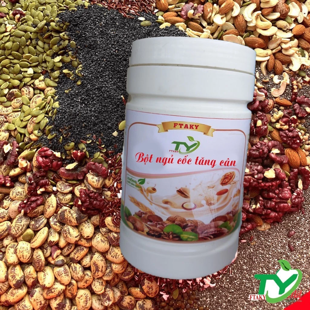 1KG Bột ngũ cốc 17 loại hạt (dinh dưỡng, tăng cân, lợi sữa, giảm cân, ngũ cốc không đậu nành, nội tiết)