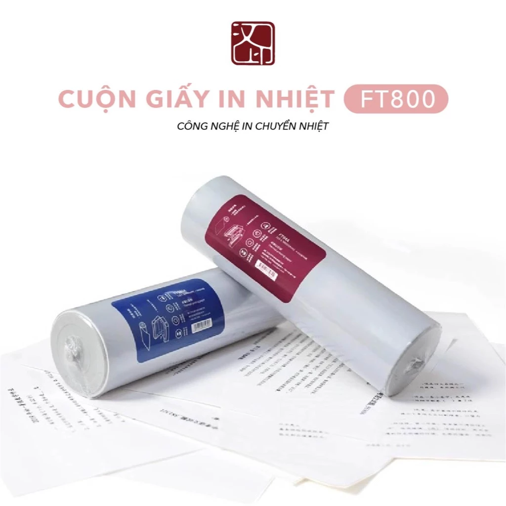 Giấy In Nhiệt A4 Cho Máy FT800, Máy MT610 Pro Dạng Cuộn 100 Tờ A4 Lưu Mực 3 Năm Dành Cho Máy In Nhiệt | Hanin