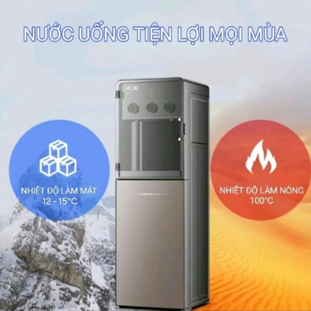 Cây nước nóng lạnh thường 3 chế độ đa năng thích hợp cho văn phòng, gia đình - Máy làm nước nóng lạnh