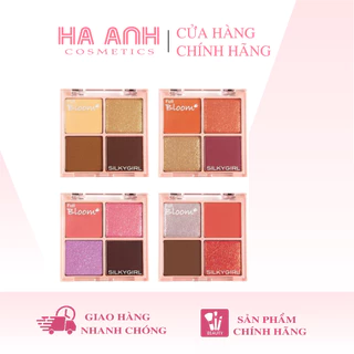 Bảng Phấn Mắt Silkygirl Full Bloom Shadow 4 Ô