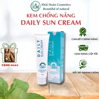 Kem chống nắng DAILY SUN CREAM - Kem chống nắng Hàn Quốc 3in1 thấm nhanh, lâu trôi dung tích 120ml