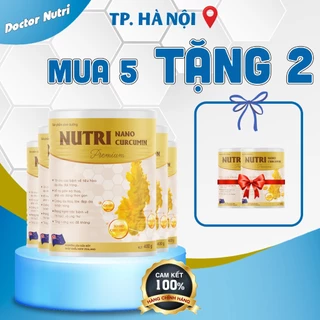 [Mua 5 tặng 2] Sữa nghệ Nano Curcumin DOCTOR NUTRI hỗ trợ cải thiện các vấn đề dạ dày, tá tràng lon sắt 400g