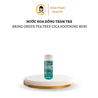 Nước Hoa Hồng Giảm Mụn Làm Dịu Da Tràm Trà BRING GREEN Tea Tree Cica Soothing mini 15ml