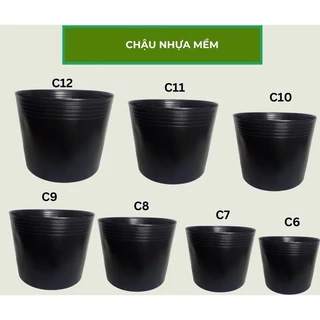 CHẬU NHỰA TRỒNG CÂY HÀNG DÀY C6, C7, C8, C9A ,C10, C11, C12, C13 CÓ LỖ VÀ BÍT LỖ