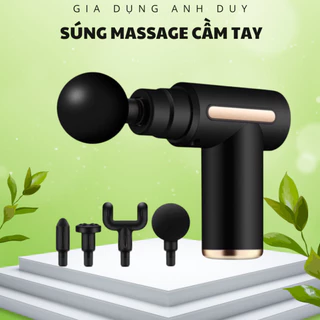 Máy Massage Cầm Tay Mini, Súng Massage Cầm Tay Toàn Thân Chuyên Sâu Đa Năng giúp giãn cơ hiệu quả