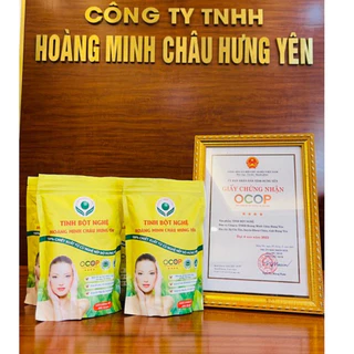 1kg tinh bột nghệ Hoàng Minh Châu Hưng Yên - 2 túi zip 500gr