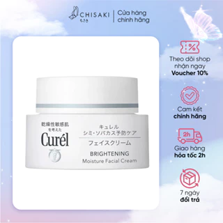 Kem Dưỡng Ẩm Sáng Mịn Curél Brightening Moisture Facial Cream 40Ml