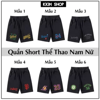 QUẦN SHORT Nam Nữ KKIMSHOP, quần Thể Thao thun form rộng unisex. quần đùi bóng rổ, bóng chày, quần lửng cộc ngắn mặc nhà