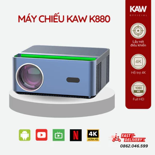 Máy Chiếu Mini KAW K880/K850 Hệ Điều Hành Android, Kết nối máy tính, điện thoại, Full HD 1080 - BH 12 tháng