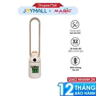 Quạt không cánh kết hợp lọc không khí Magic Eco AC-305, Hàng chính hãng, tạo ion âm kháng khuẩn, 32 tốc độ gió - JoyMall