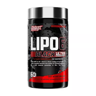 Lipo 6 | Nutrex Lipo-6 Black Ultra Concentrate Viên Uống Đốt Mỡ Cao Cấp [60 Viên] - Chính Hãng