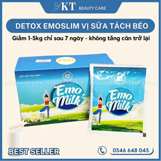 Emomilk giảm cân vị sữa tách béo  chính hãng 100%  - Giảm cân nhanh hiệu quả giam can giảm cân [Freeship + Quà]