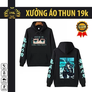 Áo hoodie Anime demon slayer chui đầu áo khoác nỉ muichiro tokito đồ họa in áo khoác thường hip hop thời trang