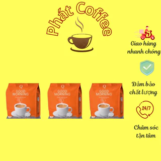 combo 3 túi cà phê sữa hòa tan Good Morning Trần Quang 1 túi 480g (24goi x20g)