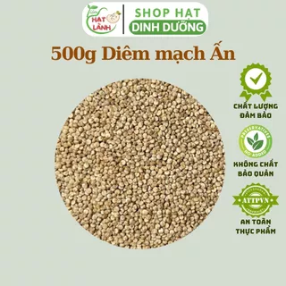 500g Hạt diêm mạch Ấn Độ, Quinoa túi hút chân không, tặng kèm túi zip bảo quản - Tiệm hạt lành