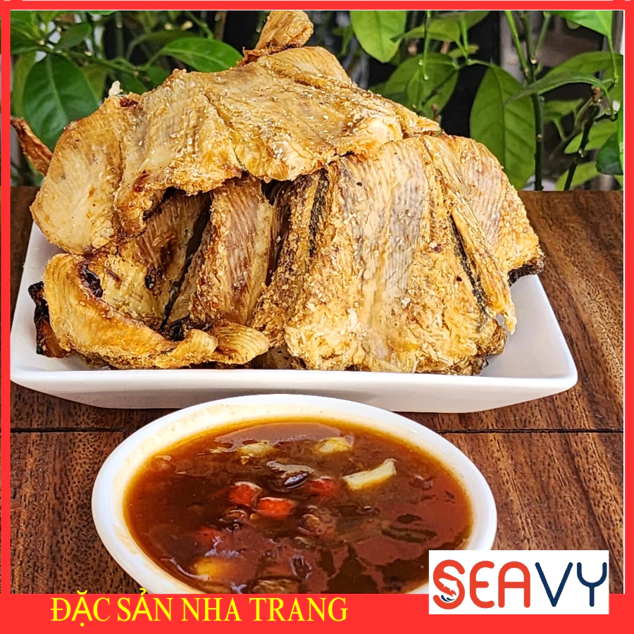 Khô Cá Đuối Mắm Me Hộp 200g Đặc Sản Nha Trang, Cá Đuối Ăn Liền Dai Ngon Đậm Vị
