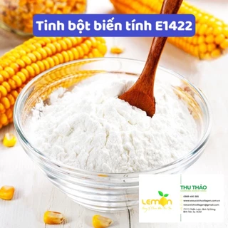 1Kg Tinh bột bắp biến tính E1422 ROQUETTE Italia tạo độ đặc sánh, dẻo dai, giữ nước cho thực phẩm chế biến