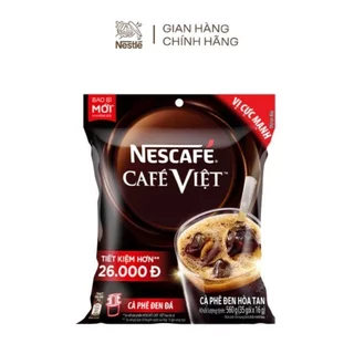 NESCAFE CAFE VIỆT CÀ PHÊ ĐEN ĐÁ 560 gram (35 gói x16 g)