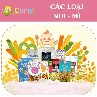 Các loại NUI - MÌ hữu cơ ăn dặm - Cho bé 6m+