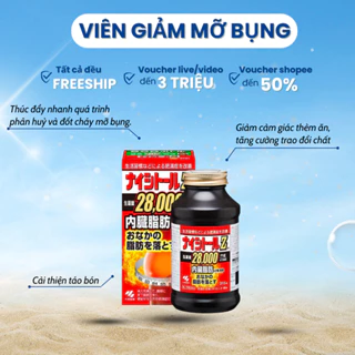 Viên Uống Giảm Mỡ Bụng Kobayashi Naishituro Z 28000mg 315 viên