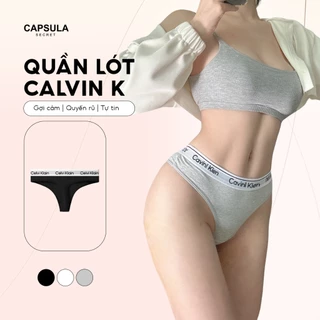 Quần lót CKK lọt khe nữ, Quần lót CKK thể thao chất cotton co giãn 4 chiều tập gym thể thao mẫu ảnh cực kì thoải mái