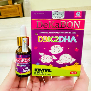 Tri Ân Vitamin D3K2 DeKaBON 15ml ( chính hãng Date 2027)