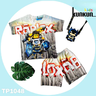 Quần áo bé trai in 3d hoạt hình chất Thun lạnh KunKun Kid TP1048 - Bộ ba lỗ trẻ em size đạu từ 10-60kg