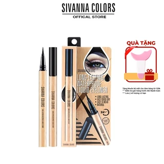 Bút nước kẻ mắt Sivanna Colors Long Lasting Waterproof Liquid Eyeliner HF775