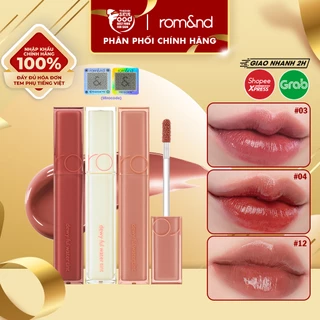 [NEW] [Muteral Nude] Son Tint Bóng, Siêu Lì Cho Đôi Môi Căng Mọng Hàn Quốc Romand Dewyful Water Tint 5g