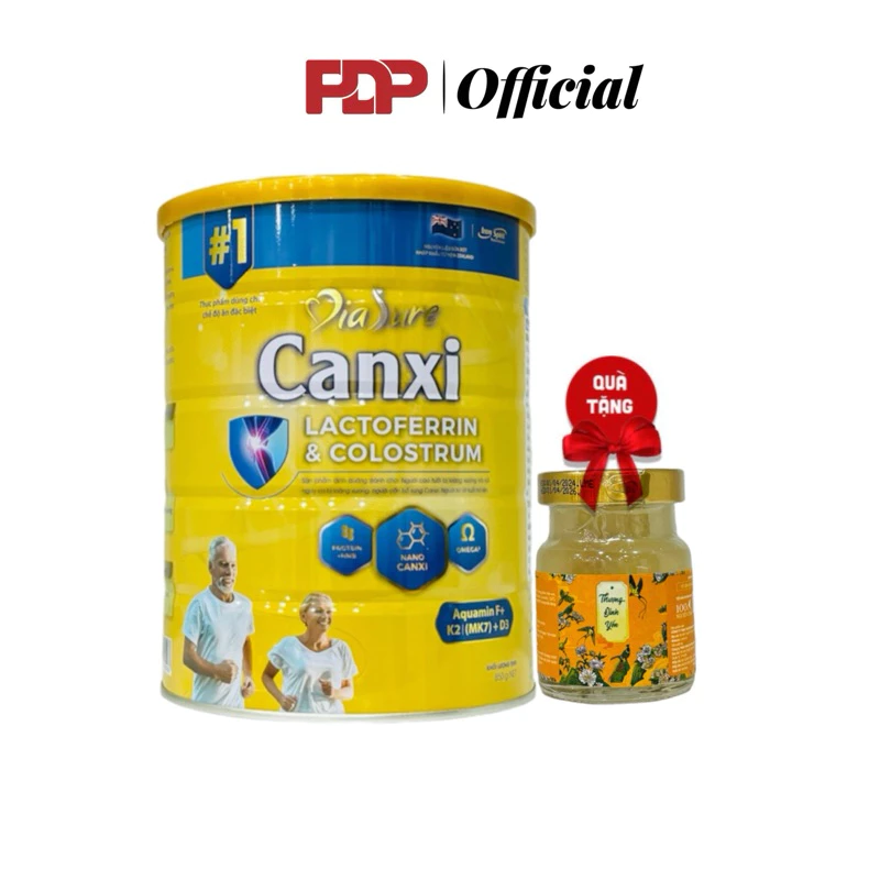 A1 Sữa non xương khớp Diasure canxi lon 850g - Hỗ trợ xương chắc khỏe bổ sung dinh dưỡng